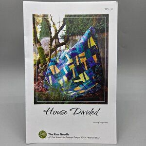 House Divided Quilt Pattern By The Pine Needle Lap Size Pieced